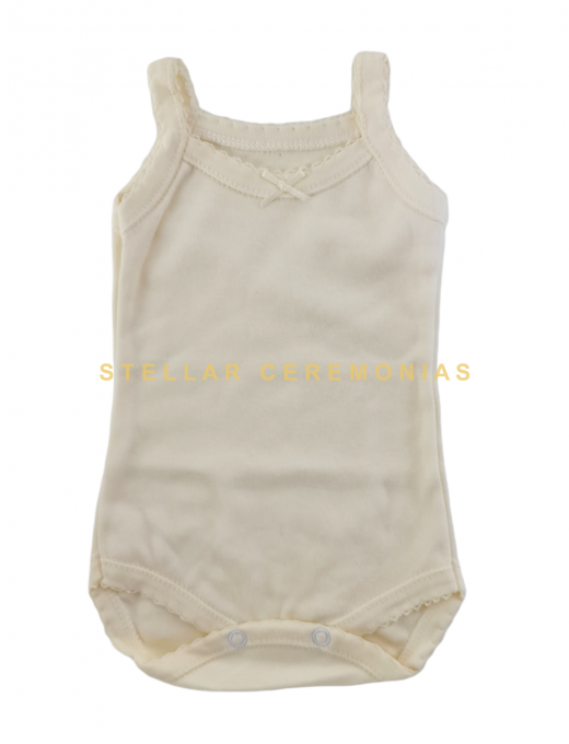 CAMISETA PAÑALERO BEIGE