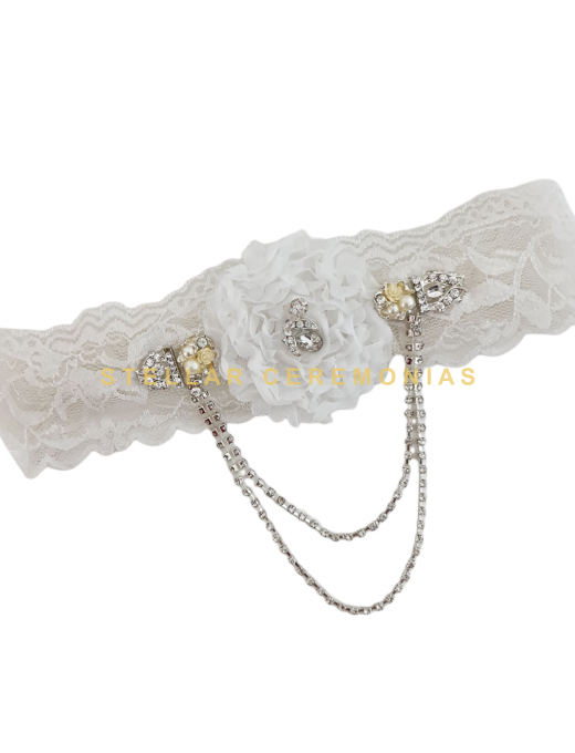 LIGUERO DE NOVIA MOD. 35 MARFIL