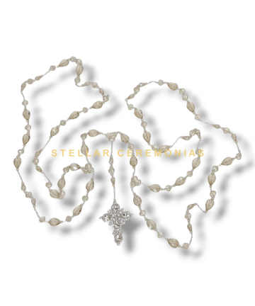 LAZO BODA JG-44 PLATA CHAMPAGNE