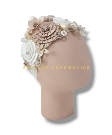 TIARA BAUTISMO ST-09 BEIGE