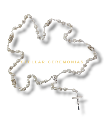 ROSARIO BODA KN-08 PLATA
