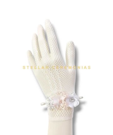 GUANTES MALLA 22 BLANCO