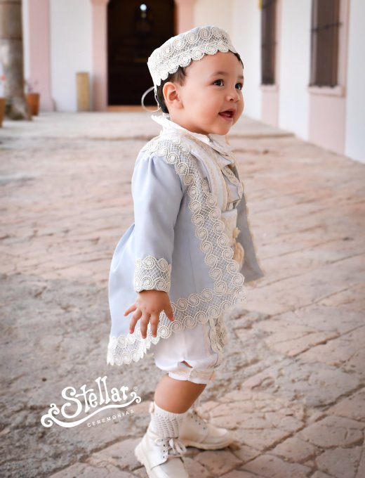 ROPÓN NIÑO 3052 BEIGE AZUL