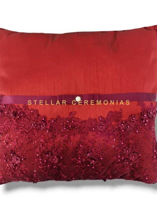 COJÍN XV AÑOS 20 TINTO