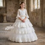 VESTIDO PRIMERA COMUNIÓN 5114 MARFIL