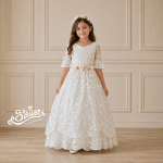 VESTIDO PRIMERA COMUNIÓN 5112 MARFIL